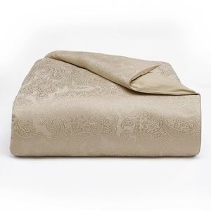 NEW Hotel Collection [‎ Full/ Queen ] Engraved Paisley Duvet Cover Only